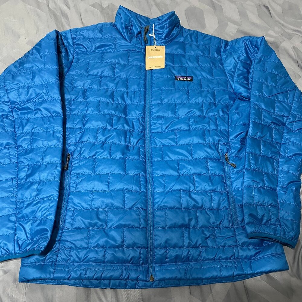 New Patagonia 2025 Nano Puff Jacket Endless Blue Men's Large L